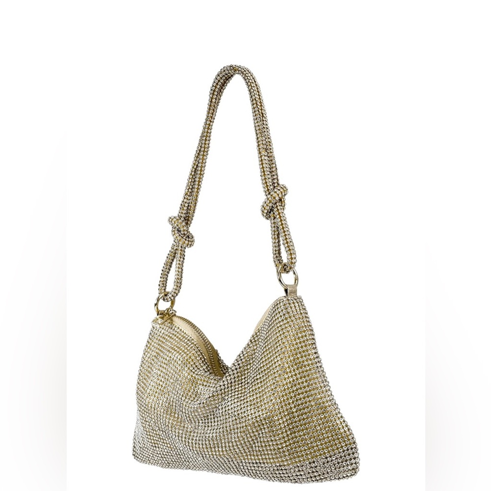 Gold Beaded Women's Bag